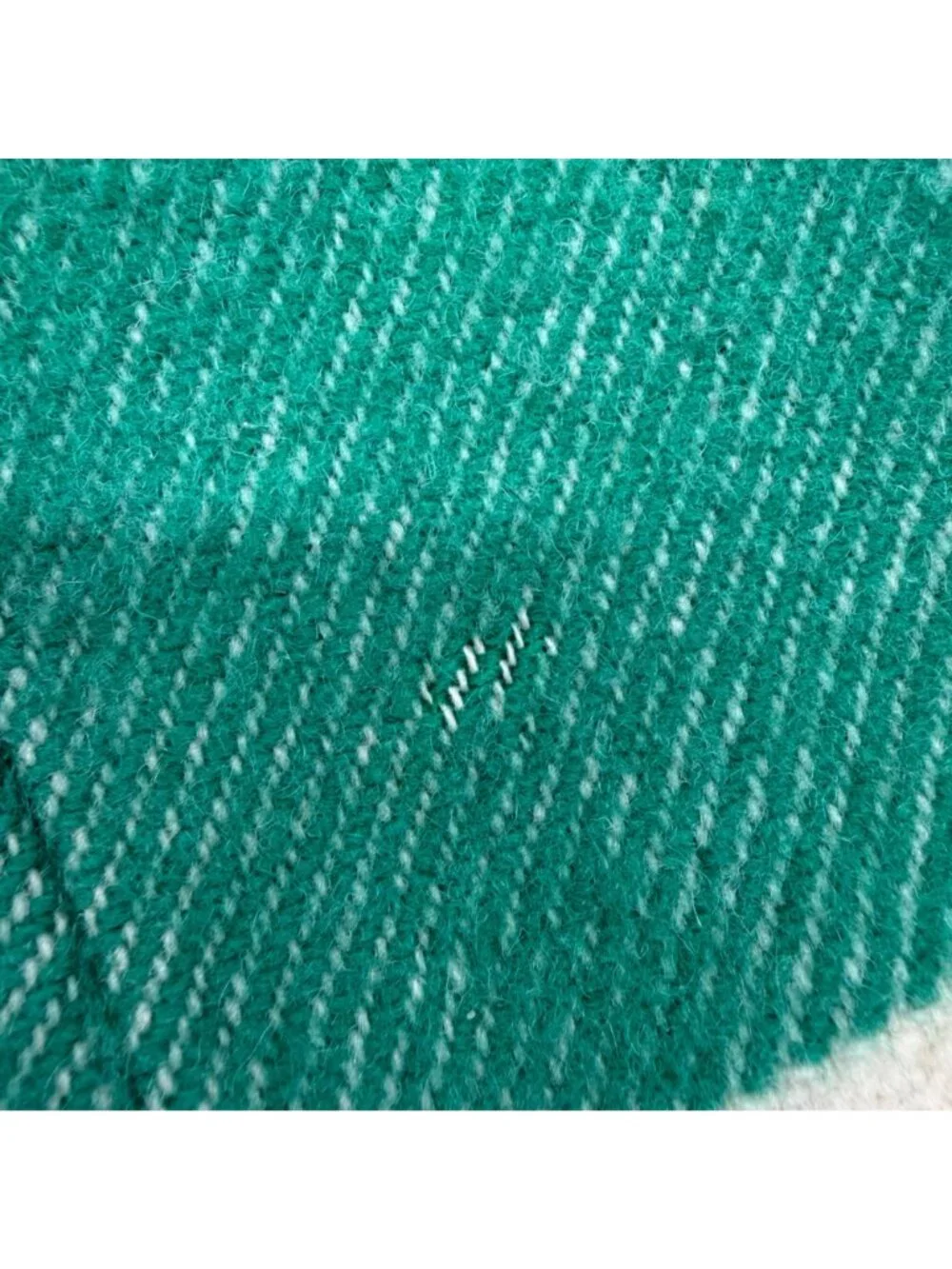 Vintage Hudsons Bay 4 Point Wool Blanket Coat Double Breasted Stripes Canada 70s